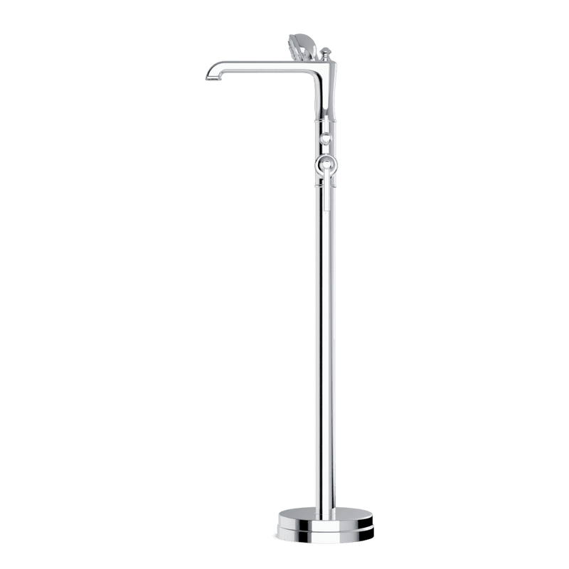 Classic Floor Mount Tub Filler Trim Kit with Hand Shower - FS511TKCH image 3
