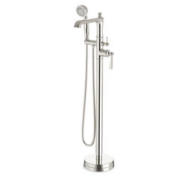 FS511TK - Classic Floor Mount Tub Filler Trim Kit with Hand Held Shower Artos US Polished Nickel