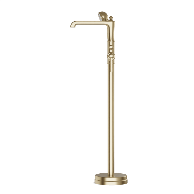 Classic Floor Mount Tub Filler Trim Kit with Hand Shower - FS511TKSB image 3