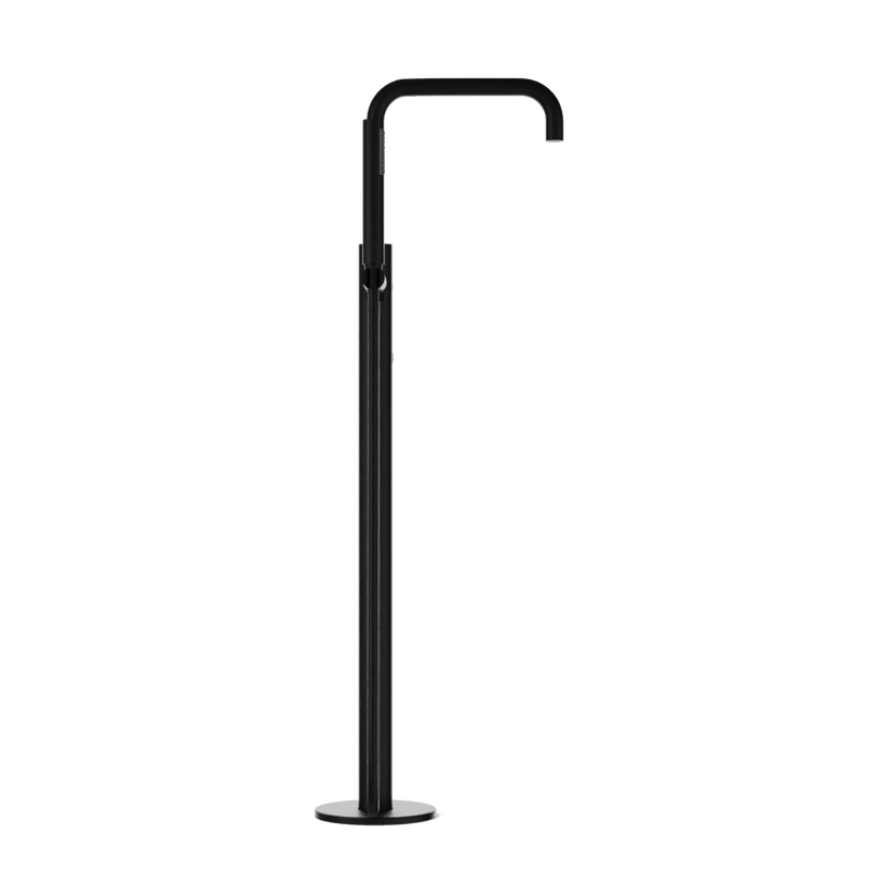 Opera Floor Mount Tub Filler Trim Kit with Low Spout and Hand Shower - FS513TKBK image 4
