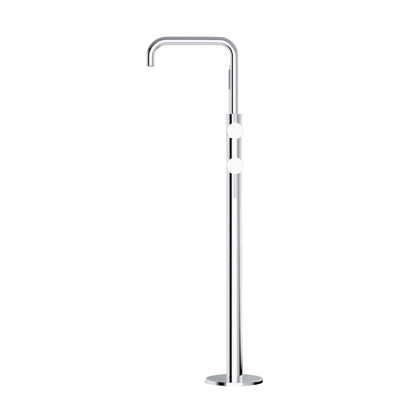 Opera Floor Mount Tub Filler Trim Kit with Low Spout and Hand Shower - FS513TKCH image 3
