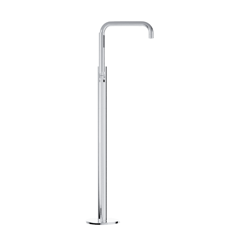 Opera Floor Mount Tub Filler Trim Kit with Low Spout and Hand Shower - FS513TKCH image 4