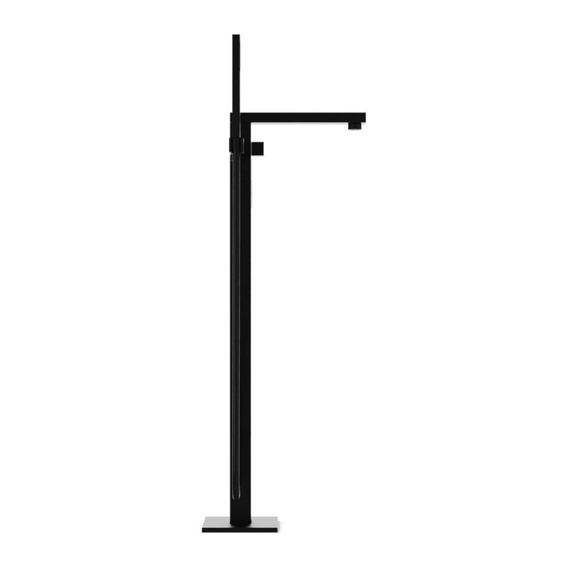 Edge Floor Mount Tub Filler Trim Kit with Hand Shower - FS520TKBK image 4