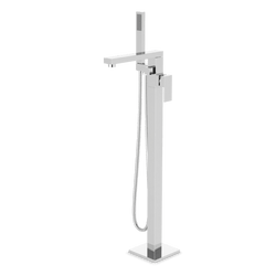 Edge Floor Mount Tub Filler Trim Kit with Hand Shower - Chrome thumbnail 1