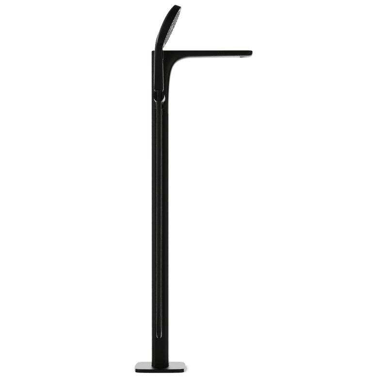 Harmony Floor Mount Tub Filler Trim Kit with Hand Shower - FS522TKBK image 4