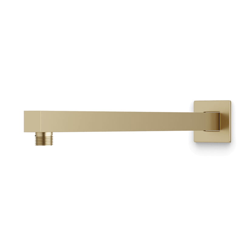 Edge Wall Mount Shower Arm - Satin Brass image 1