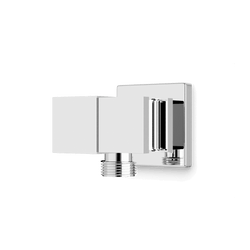 Edge Shower Outlet Elbow with Pivoting Hand Shower Holder - FSC1002CH thumbnail 1