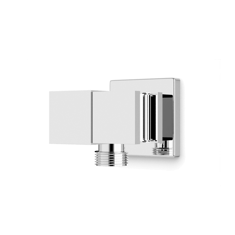 Edge Shower Outlet Elbow with Pivoting Hand Shower Holder - FSC1002CH image 1