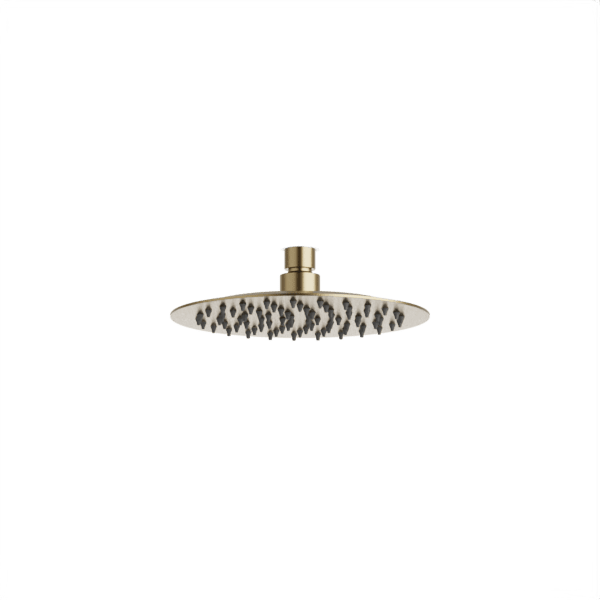 Round 8" Stainless Steel Rain Shower Head Artos US Satin Brass 