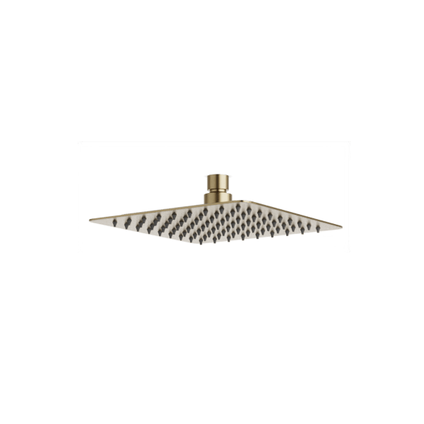 Square 8" Stainless Steel Rain Shower Head Artos US Satin Brass 