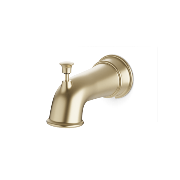 Classic Tub Filler with Diverter - Satin Brass image 1