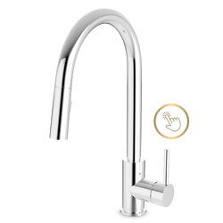 Modern Touch Activated Kitchen Faucet with Pulldown Spray - Chrome thumbnail 1