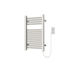 M06845P - Denby Towel Warmer 27" x 18" Plug-In Artos US Polished Nickel 