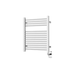 Denby 27" x 24" Hardwired Heated Towel Rail - Chrome thumbnail 1