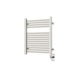 Denby 27" x 24" Hardwired Heated Towel Rail - Polished Nickel thumbnail 1
