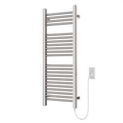 M11145P - Denby Towel Warmer 44" x 18" Plug-In Artos US Brushed Nickel 