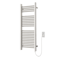 M11145P - Denby Towel Warmer 44" x 18" Plug-In Artos US Polished Nickel 