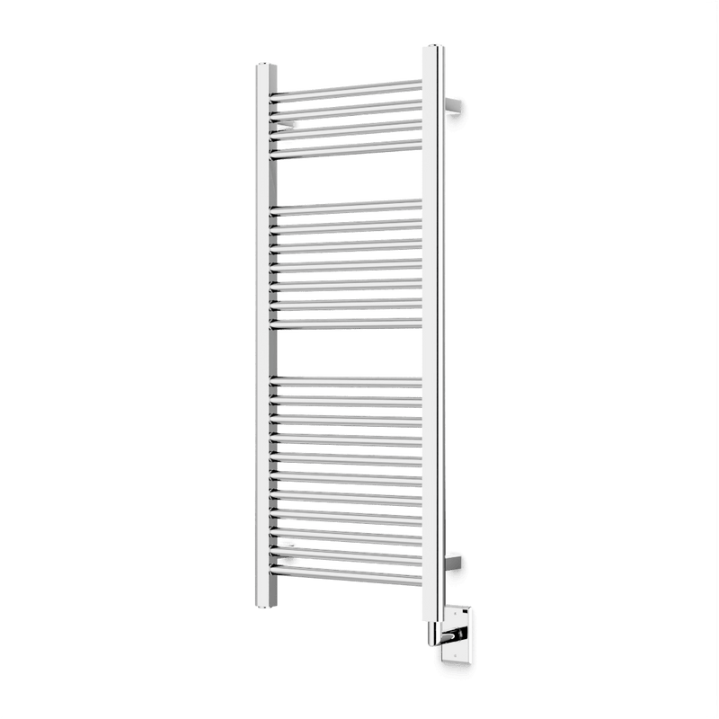 Denby 44" x 18" Hardwired Heated Towel Rail - Chrome image 1