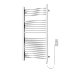 Denby 44" x 24" Plug-In Heated Towel Rail - Chrome thumbnail 1