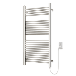 M11160P - Denby Towel Warmer 44" x 24" Plug-In Artos US Polished Nickel 