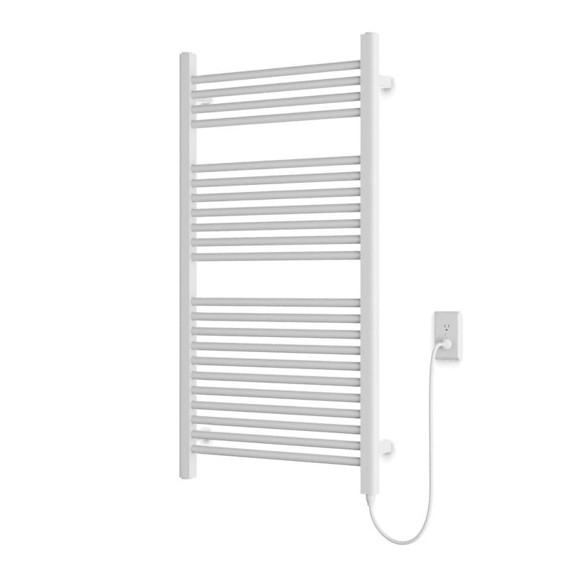 Denby 44" x 24" Plug-In Heated Towel Rail - White image 1
