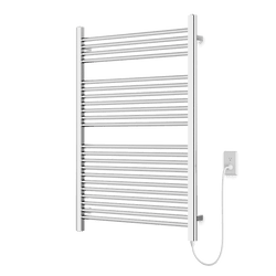 Denby 44" x 30" Plug-In Heated Towel Rail - Chrome thumbnail 1