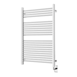 Denby 44" x 30" Hardwired Heated Towel Rail - Chrome thumbnail 1