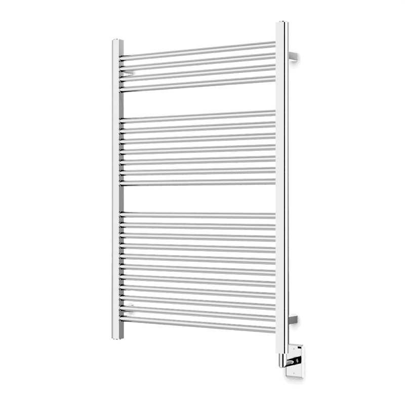 Denby 44" x 30" Hardwired Heated Towel Rail - Chrome image 1