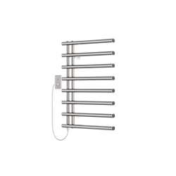 Linx 30" x 20" Plug-In Heated Towel Rail - Brushed Nickel thumbnail 1