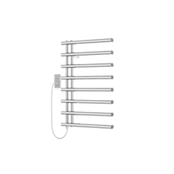 Linx 30" x 20" Plug-In Heated Towel Rail - Chrome thumbnail 1