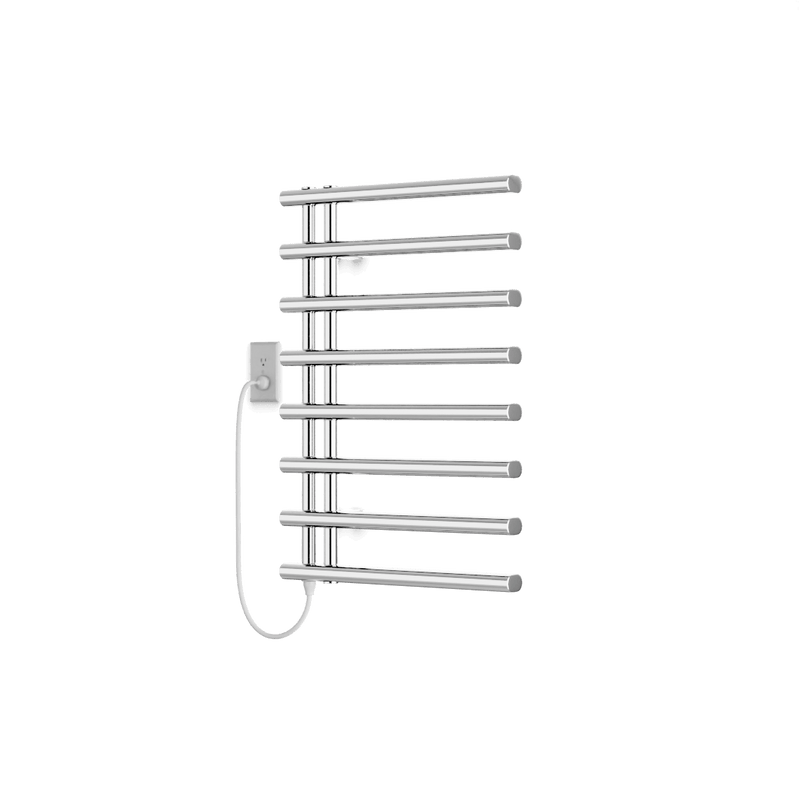 Linx 30" x 20" Plug-In Heated Towel Rail - Chrome image 1