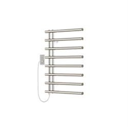 Linx 30" x 20" Plug-In Heated Towel Rail - Polished Nickel thumbnail 1