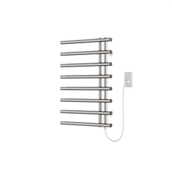 Linx 30" x 20" Plug-In Heated Towel Rail - Brushed Nickel thumbnail 1