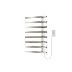 Linx 30" x 20" Plug-In Heated Towel Rail - Polished Nickel thumbnail 1