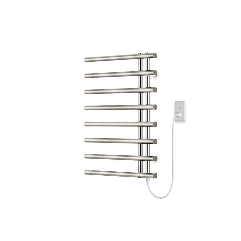 Linx 30" x 20" Plug-In Heated Towel Rail - Polished Nickel image 1