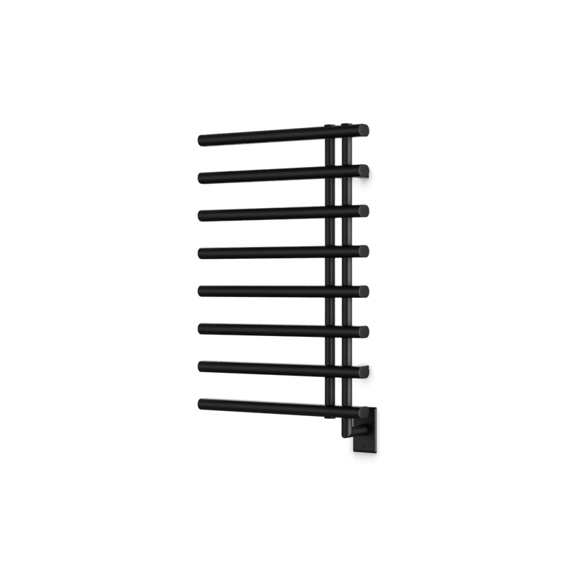 Linx 30" x 20" Hardwired Heated Towel Rail - Matte Black image 1