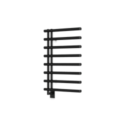 Linx 30" x 20" Hardwired Heated Towel Rail - Matte Black thumbnail 1