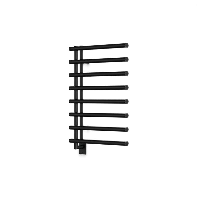Linx 30" x 20" Hardwired Heated Towel Rail - Matte Black image 1