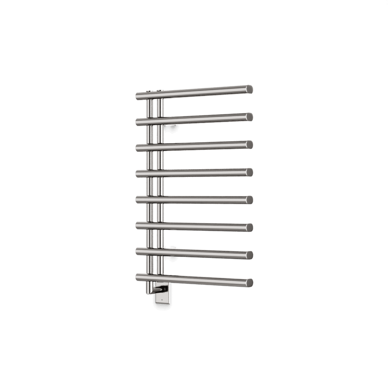 Linx 30" x 20" Hardwired Heated Towel Rail - Brushed Nickel image 1