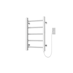 Ryton 26" x 18" Plug-In Heated Towel Rail - Chrome thumbnail 1