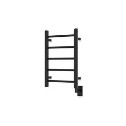 Ryton 26" x 18" Hardwired Heated Towel Rail - Matte Black thumbnail 1