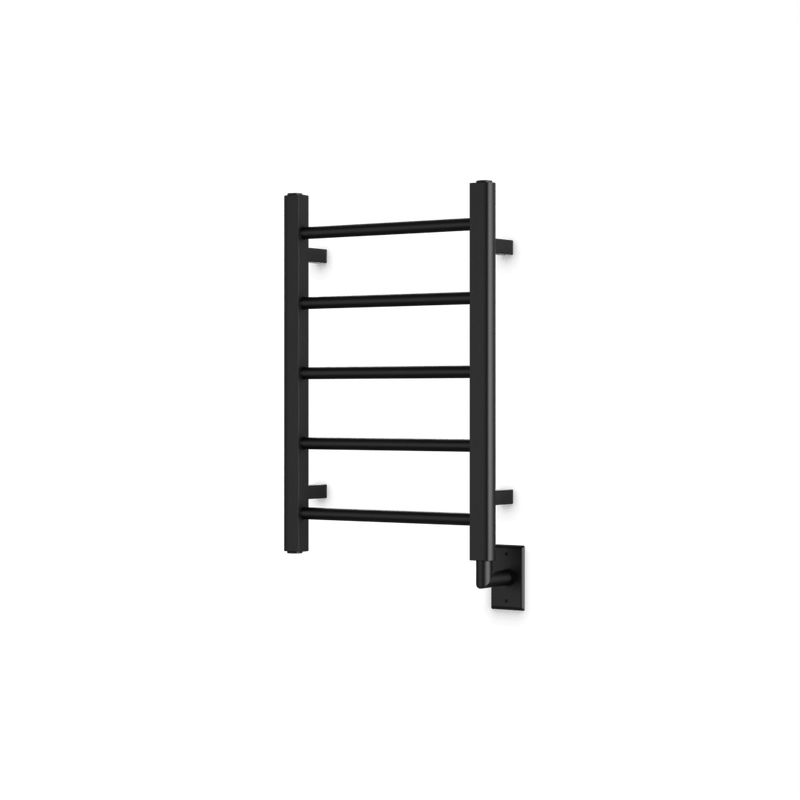 Ryton 26" x 18" Hardwired Heated Towel Rail - Matte Black image 1
