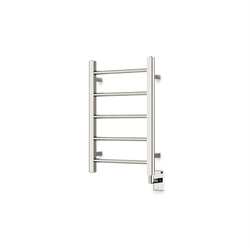 Ryton 26" x 18" Hardwired Heated Towel Rail - Polished Nickel thumbnail 1