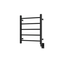Ryton 26" x 24" Hardwired Heated Towel Rail - Matte Black thumbnail 1