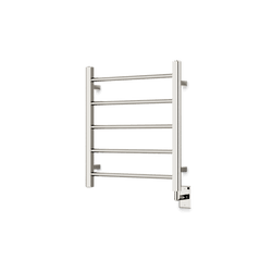 Ryton 26" x 24" Hardwired Heated Towel Rail - Polished Nickel thumbnail 1