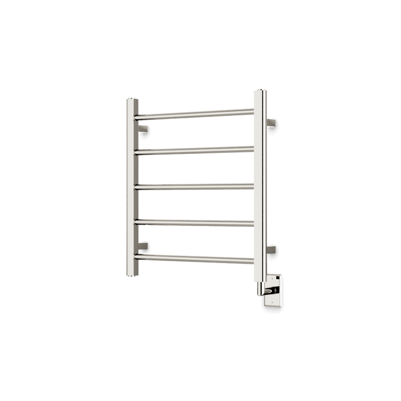Ryton 26" x 24" Hardwired Heated Towel Rail - Polished Nickel image 1