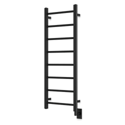 Ryton 47" x 18" Hardwired Heated Towel Rail - Matte Black thumbnail 1