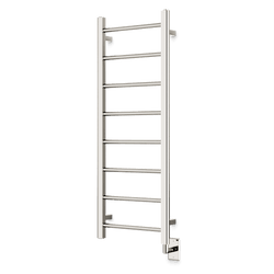 Ryton 47" x 18" Hardwired Heated Towel Rail - Polished Nickel thumbnail 1