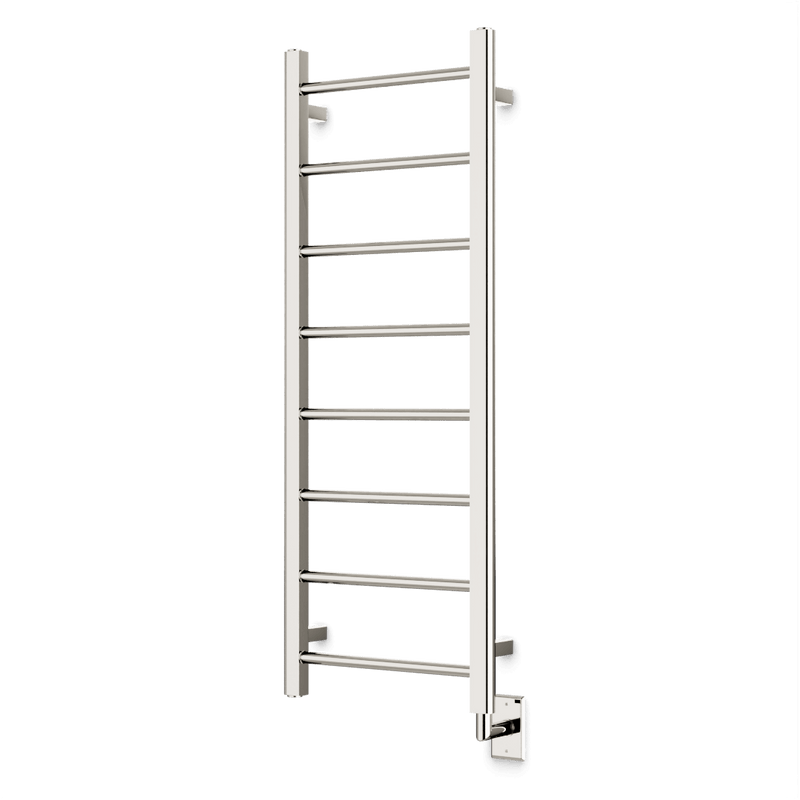 Ryton 47" x 18" Hardwired Heated Towel Rail - Polished Nickel image 1