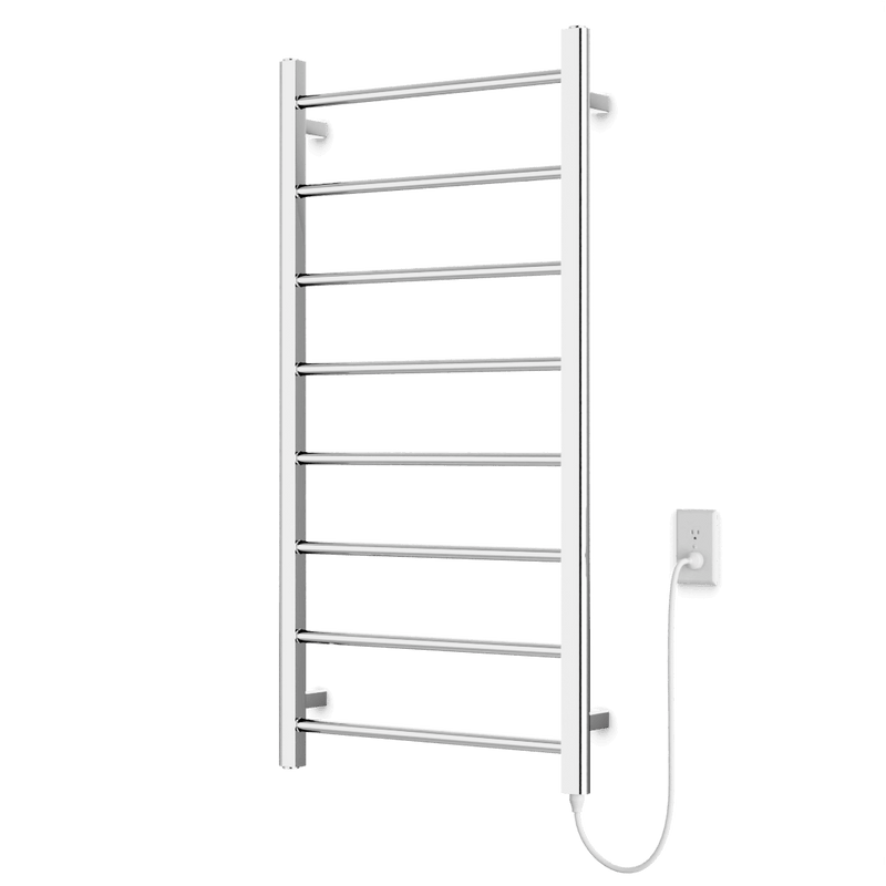 Ryton 47" x 24" Plug-In Heated Towel Rail - Chrome image 1